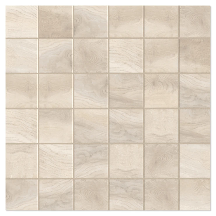 Unicomstarker Mosaik Träklinker Wooden Maple Matt 30x30 (5x5) cm