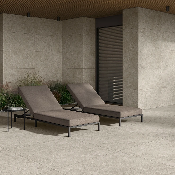 Unicomstarker Klinker Blooming Stone Sunny Beige Matt 120x120 cm