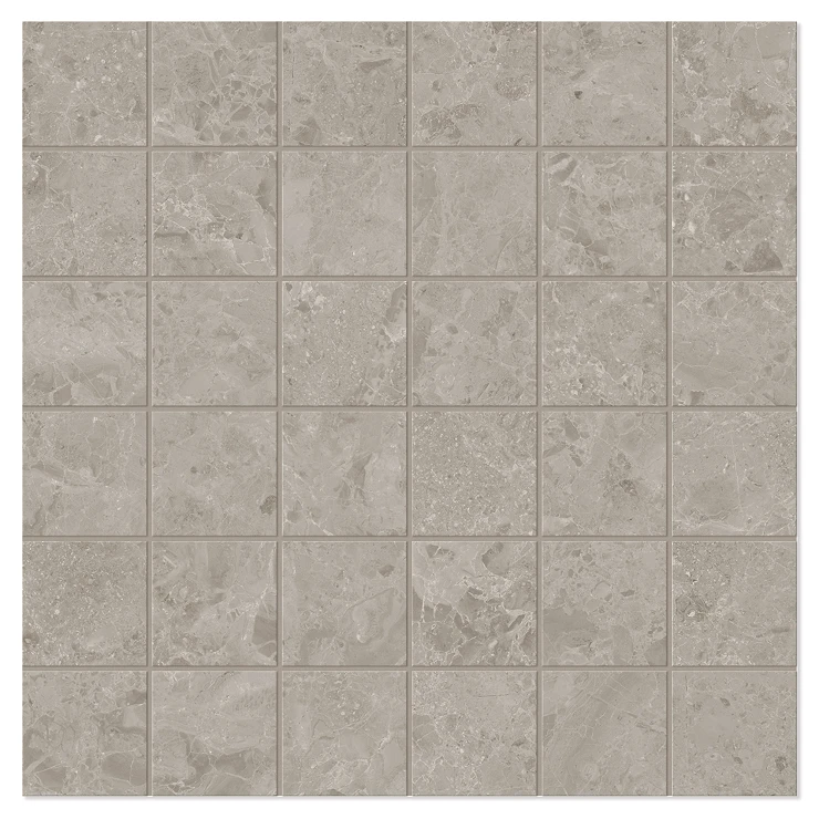 Unicomstarker Mosaik Klinker Blooming Stone Light Clay Matt 30x30 (5x5) cm