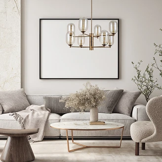 Hängande Lampa <strong>Perlano</strong>  Octa Antikbrons Blank