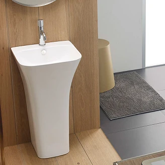 Bathco Tvättställ Cartes Vit Blank 45 cm