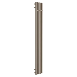 Vertikal Handdukstork Cevan 5 Profiler med Krokar 180x23 cm Cappuccino