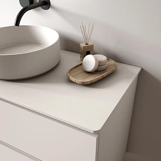 Bänkskiva Arka Vit Matt 120x46 cm