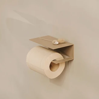 Toalettpappershållare Sommardopp 14 cm Beige