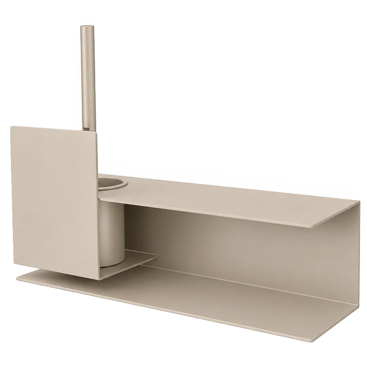 Toalettborste Sommardopp 37 cm Beige