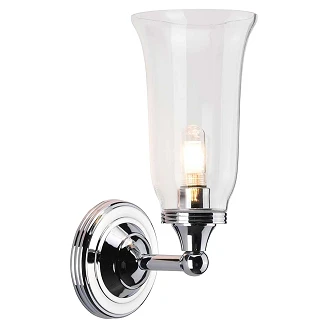 Elstead Vägglampa Austen Polerad Krom