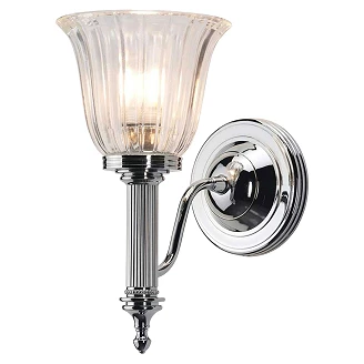 Elstead Vägglampa Carroll Polerad Krom