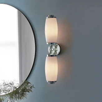 Elstead Vägglampa Duo Eliot Polerad Krom