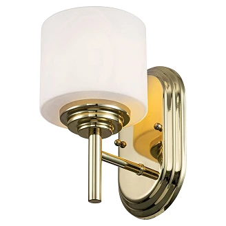 Feiss Vägglampa Malibu Beta Polerad Mässing