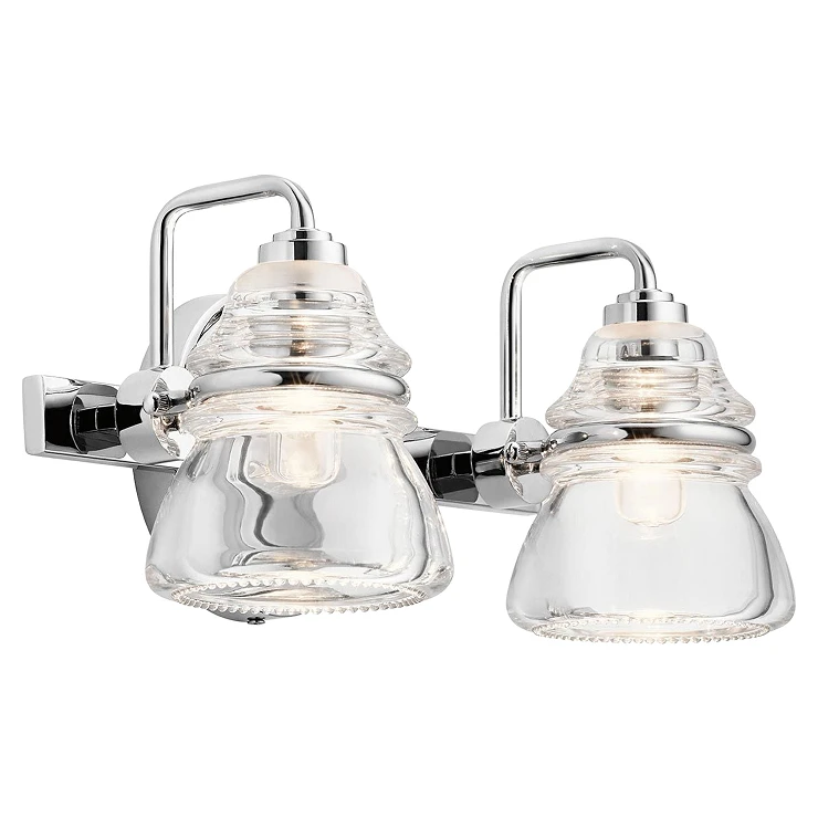 Kichler Vägglampa Duo Talland Polerad Krom