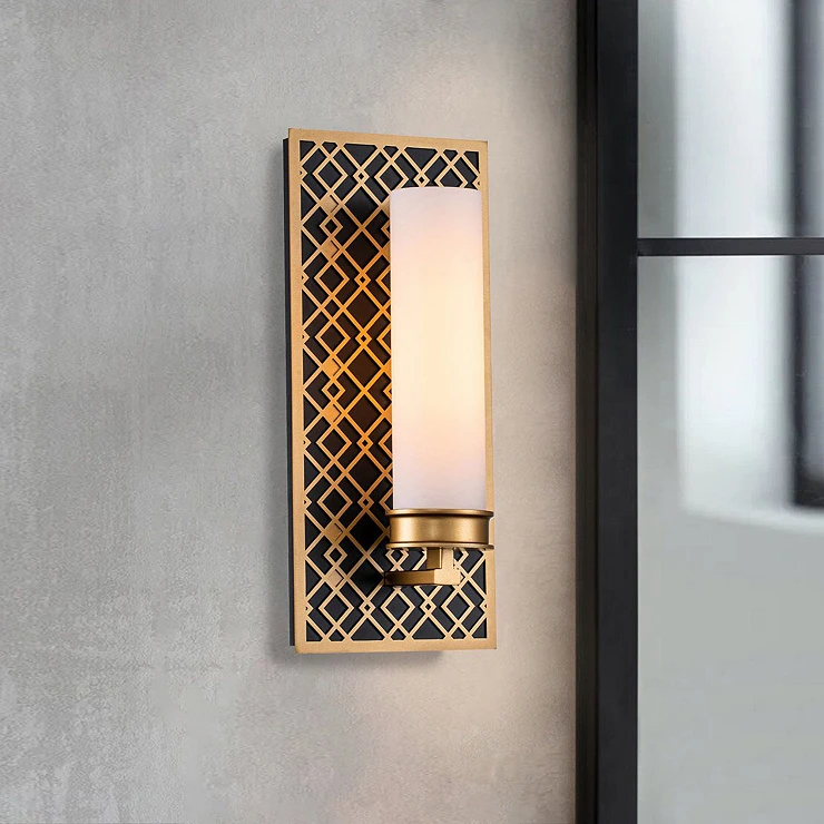 Elstead Vägglampa Ziggy Alpha Lackerat Guld