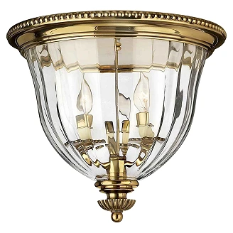 Hinkley Taklampa Trio Cambridge Beta Polerad Brons