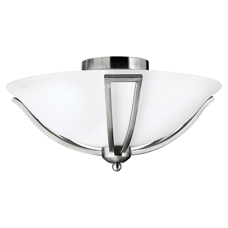 Hinkley Taklampa Bolla Borstad Nickel