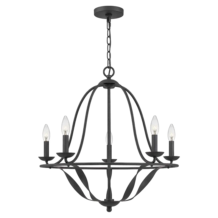 Quoizel Hängande Lampa Penta Bradbury Grå Ask