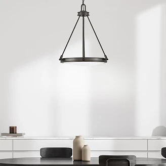 Hinkley Hängande Lampa Quadra Collier Svart Oxid