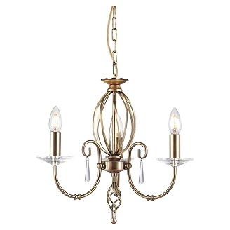 Elstead Hängande Lampa Trio Aegean Åldrad Mässing