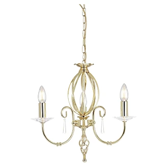 Elstead Hängande Lampa Trio Aegean Polerad Mässing