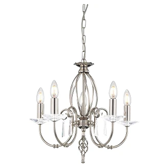Elstead Hängande Lampa Penta Aegean Polerad Nickel