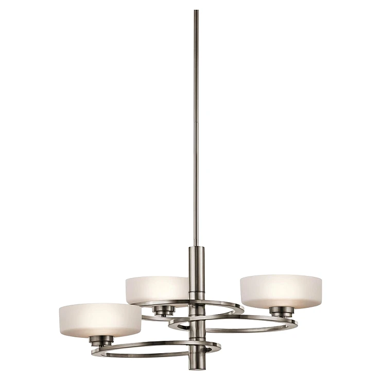 Kichler Hängande Lampa Trio Aleeka Klassisk Tenn