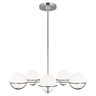 Feiss Hängande Lampa Penta Apollo Polerad Nickel