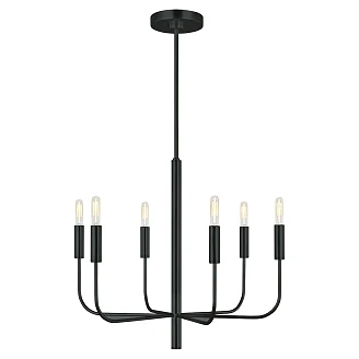 Feiss Hängande Lampa Hexa Brianna Svart