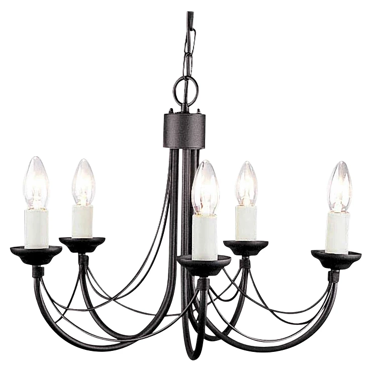 Elstead Hängande Lampa Penta Carisbrooke Svart
