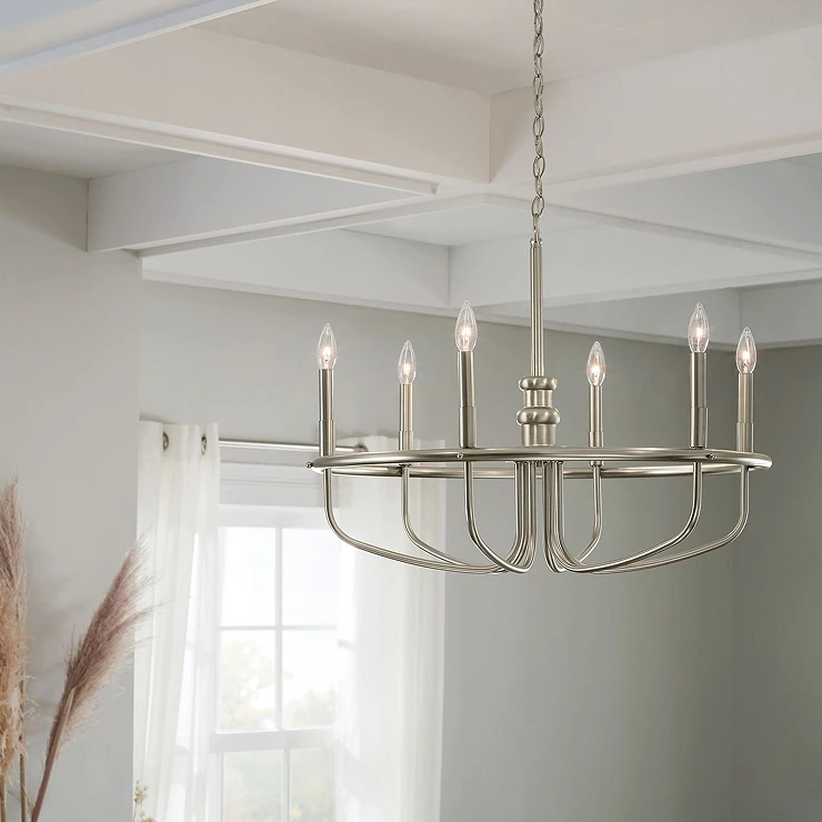 Kichler Hängande Lampa Hexa Capitol Hill Borstad Nickel