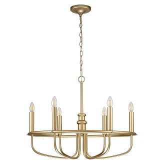 Kichler Hängande Lampa Hexa Capitol Hill Målad Naturmässing