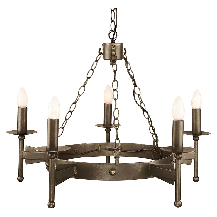 Elstead Hängande Lampa Penta Cromwell Beta Gammal Brons