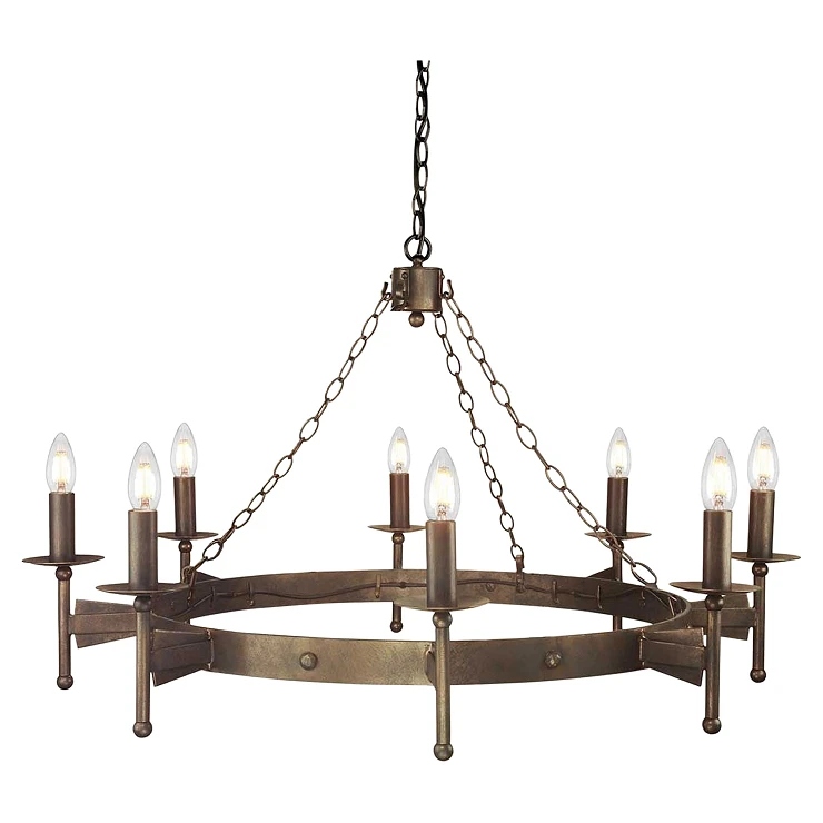 Elstead Hängande Lampa Octa Cromwell Beta Gammal Brons