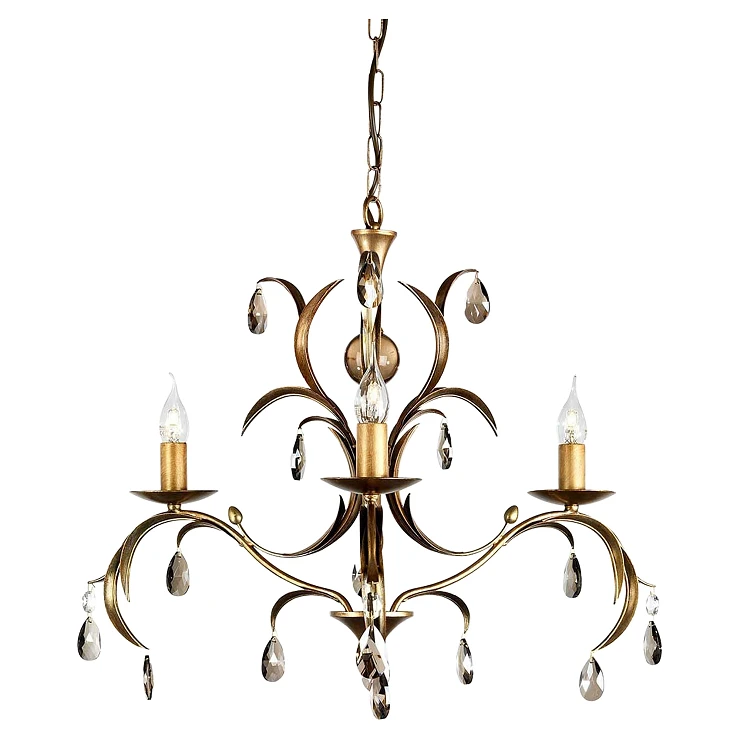 Elstead Hängande Lampa Trio Lily Bronspatina