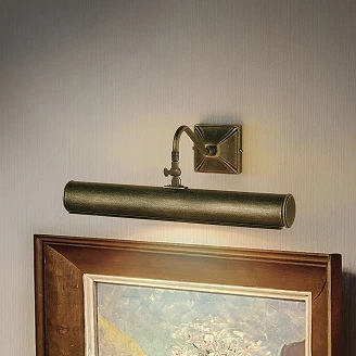 Elstead Vägglampa Duo Picture Light Svart, Guld