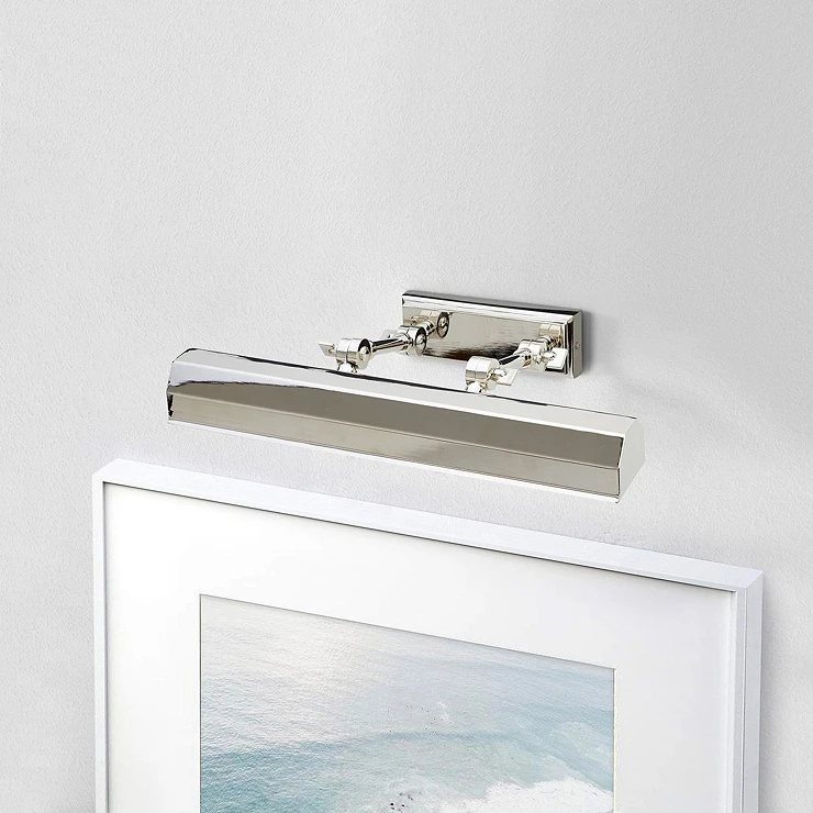 Elstead Vägglampa Duo Chawton Polerad Nickel