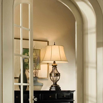 Feiss Bordslampa Augustine Antikbrun