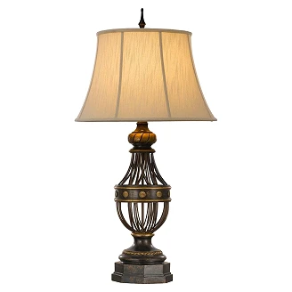 Feiss Bordslampa Augustine Antikbrun