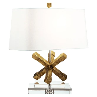 Gilded Nola Bordslampa Jackson Square Slitet Guld