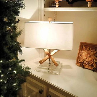 Gilded Nola Bordslampa Jackson Square Slitet Guld