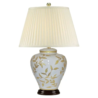 Elstead Bordslampa Leaves Brown Gold Brun, Guld