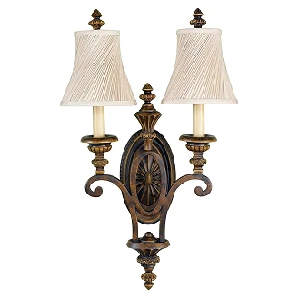 Feiss Vägglampa Duo Upp Drawing Room Valnöt
