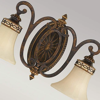Feiss Vägglampa Duo Ner Drawing Room Valnöt