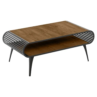 Soffbord Yukon Mörk Lefkas-Ek 120 cm