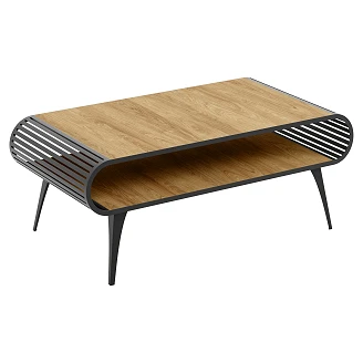 Soffbord Yukon Naturlig Hikora-Ek 120 cm