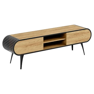 TV-Bänk Yukon Naturlig Hikora-Ek 180 cm