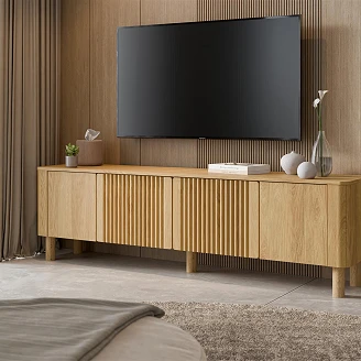 TV-Bänk Nuvarel Ek Hikora 190 cm