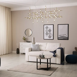 Hängande Lampa Livaro Guld
