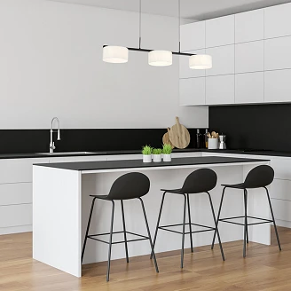 Hängande Lampa Trio Dorevia Svart
