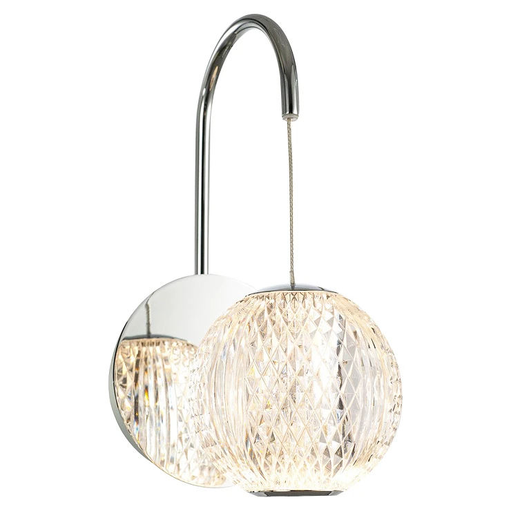 Vägglampa Mirelo Krom