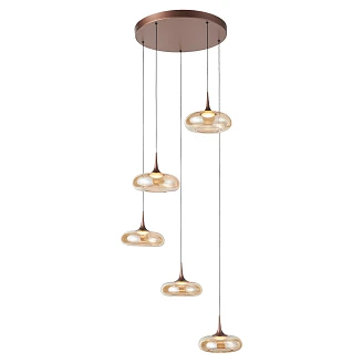 Hängande Lampa Penta Calvero Koppar