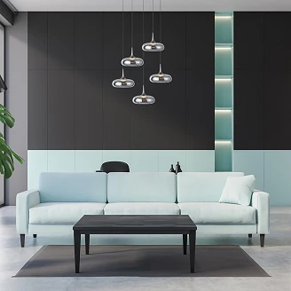 Hängande Lampa Penta Calvero Silver