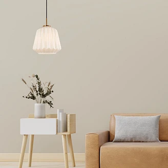 Hängande Lampa Navero Svart, Mässing Ø23 cm